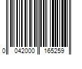 Barcode Image for UPC code 0042000165259