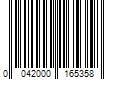 Barcode Image for UPC code 0042000165358