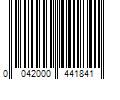 Barcode Image for UPC code 0042000441841