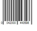 Barcode Image for UPC code 0042000443586