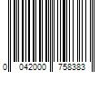 Barcode Image for UPC code 0042000758383