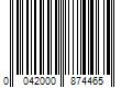 Barcode Image for UPC code 0042000874465