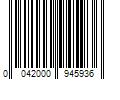 Barcode Image for UPC code 0042000945936