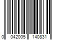 Barcode Image for UPC code 0042005140831