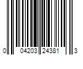 Barcode Image for UPC code 004203243813