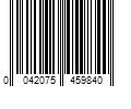 Barcode Image for UPC code 0042075459840