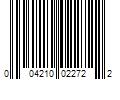 Barcode Image for UPC code 004210022722