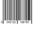 Barcode Image for UPC code 0042122188150. Product Name: Nudell Plastics Award-A-Plaque Document Holder
