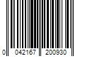 Barcode Image for UPC code 0042167200930