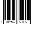 Barcode Image for UPC code 0042167500559