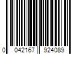 Barcode Image for UPC code 0042167924089