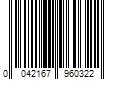 Barcode Image for UPC code 0042167960322