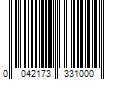 Barcode Image for UPC code 0042173331000