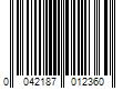 Barcode Image for UPC code 0042187012360