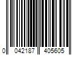 Barcode Image for UPC code 0042187405605