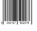 Barcode Image for UPC code 0042187502076