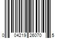 Barcode Image for UPC code 004219260705