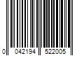 Barcode Image for UPC code 0042194522005