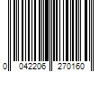 Barcode Image for UPC code 0042206270160