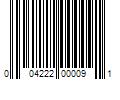 Barcode Image for UPC code 004222000091