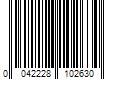 Barcode Image for UPC code 0042228102630