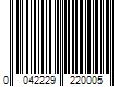 Barcode Image for UPC code 0042229220005