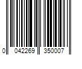 Barcode Image for UPC code 0042269350007