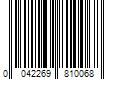 Barcode Image for UPC code 0042269810068