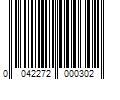 Barcode Image for UPC code 0042272000302