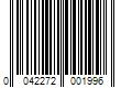 Barcode Image for UPC code 0042272001996