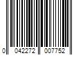 Barcode Image for UPC code 0042272007752