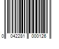 Barcode Image for UPC code 0042281000126