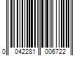 Barcode Image for UPC code 0042281006722