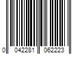 Barcode Image for UPC code 0042281062223