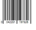 Barcode Image for UPC code 0042281197826