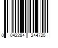 Barcode Image for UPC code 0042284244725