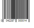 Barcode Image for UPC code 0042287000014