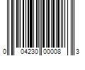 Barcode Image for UPC code 004230000083