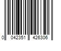 Barcode Image for UPC code 0042351426306