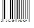 Barcode Image for UPC code 0042369060929