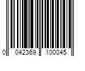 Barcode Image for UPC code 0042369100045