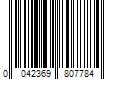 Barcode Image for UPC code 0042369807784