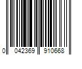 Barcode Image for UPC code 0042369910668