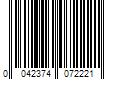 Barcode Image for UPC code 0042374072221