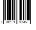 Barcode Image for UPC code 0042374305459