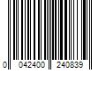 Barcode Image for UPC code 0042400240839