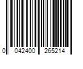 Barcode Image for UPC code 0042400265214