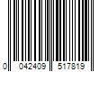 Barcode Image for UPC code 0042409517819