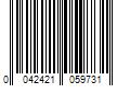 Barcode Image for UPC code 0042421059731