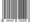 Barcode Image for UPC code 0042421700206